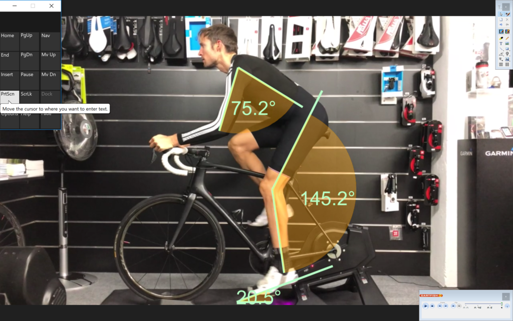 Etude Posturale Cycliste en Ligne